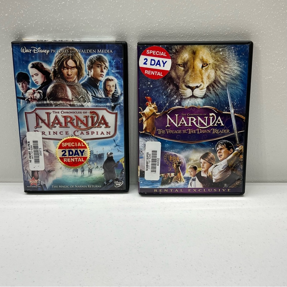 2 DVDs - Chronicles Of Narnia - Prince Caspian & The Voyage Of The Dawn Treader